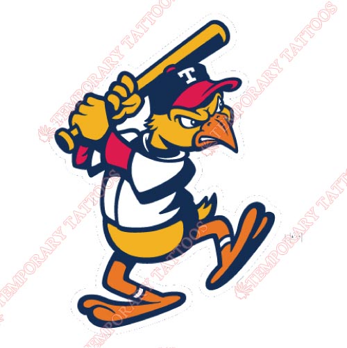Toledo Mud Hens Customize Temporary Tattoos Stickers NO.8030
